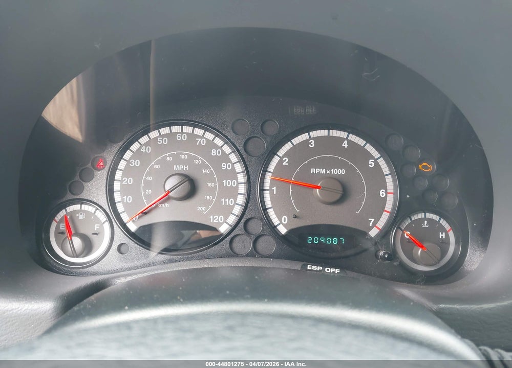 2007 JEEP LIBERTY SPORT VIN: 1J4GL48K17W620828