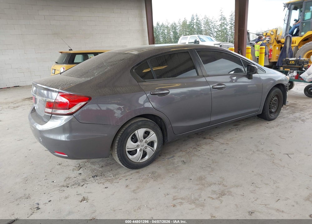 2014 HONDA CIVIC LX VIN: 19XFB2F51EE215078