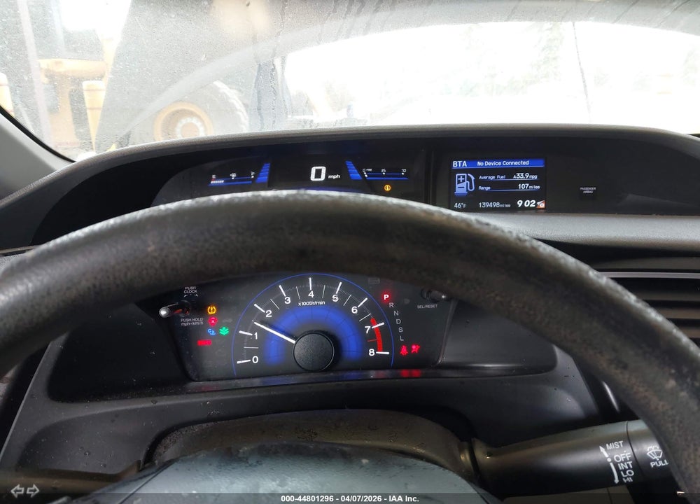 2014 HONDA CIVIC LX VIN: 19XFB2F51EE215078