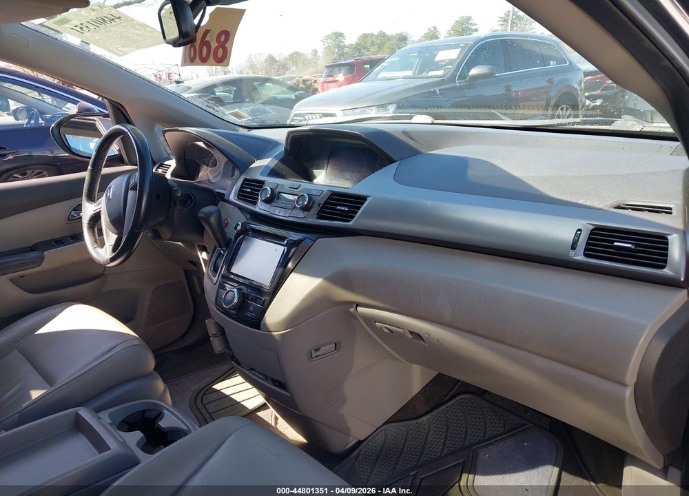 2015 HONDA ODYSSEY EX-L VIN: 5FNRL5H61FB012804