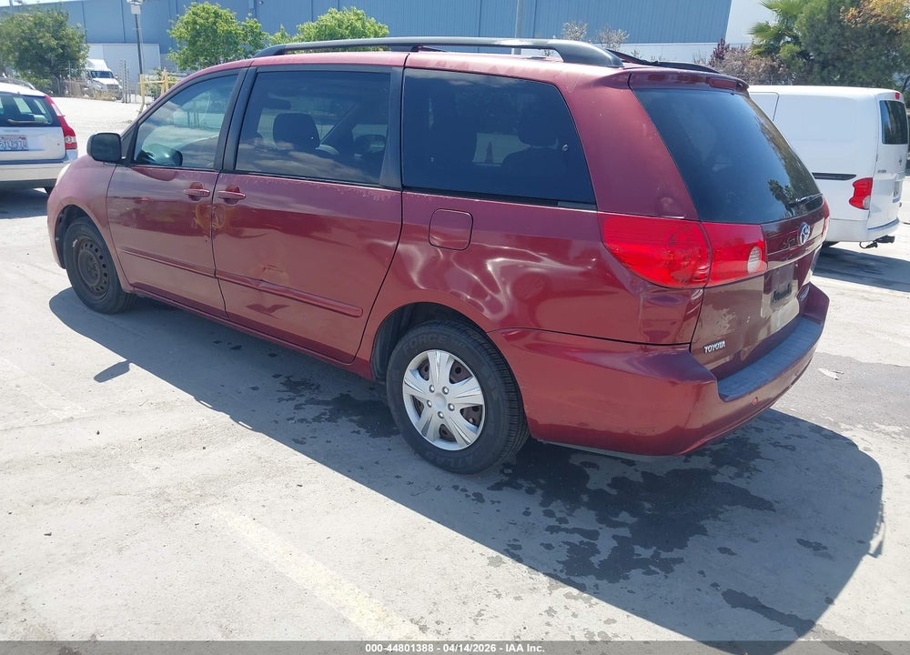 2008 TOYOTA SIENNA LE VIN: 5TDZK23C48S173094