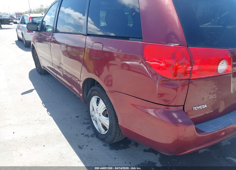 2008 TOYOTA SIENNA LE VIN: 5TDZK23C48S173094