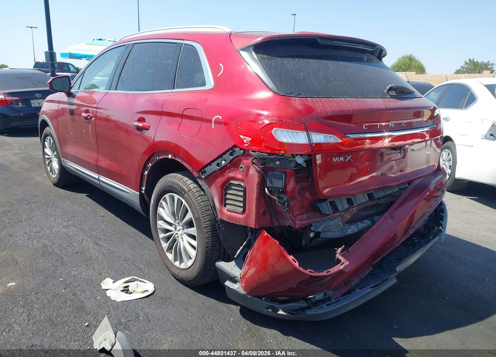 2018 LINCOLN MKX SELECT VIN: 2LMPJ6KR3JBL22836