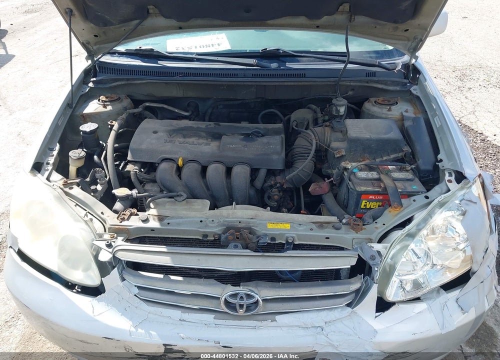 2004 TOYOTA COROLLA LE VIN: 1NXBR32E84Z334683