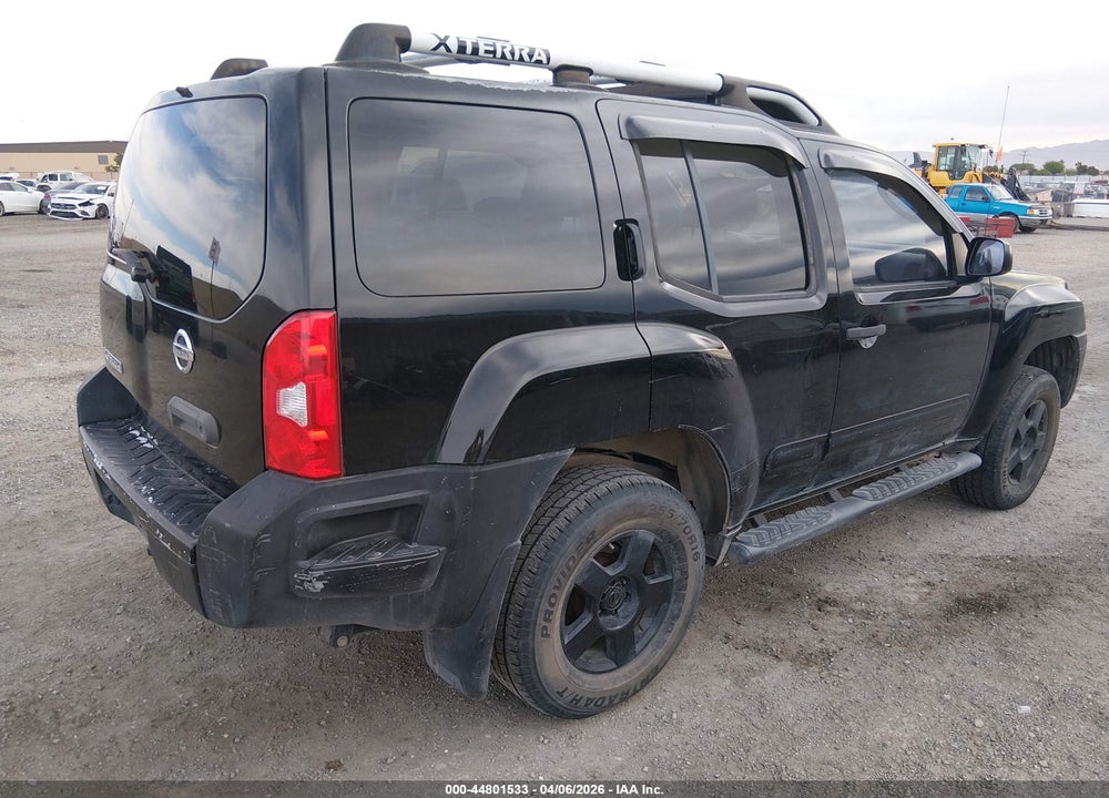 2006 NISSAN XTERRA S VIN: 5N1AN08U36C540121