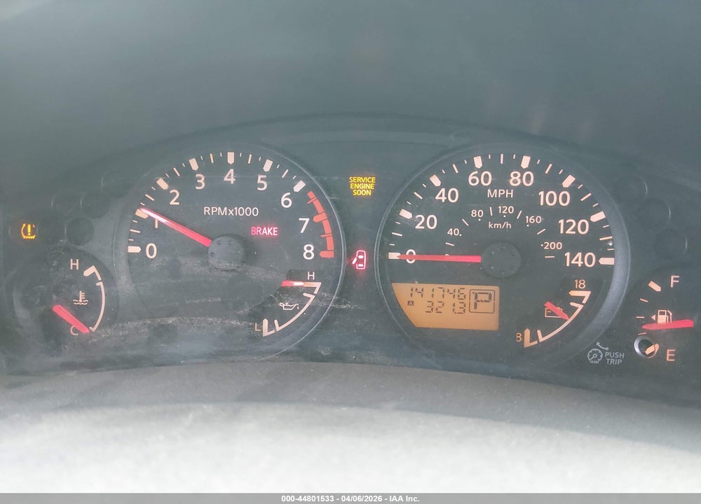 2006 NISSAN XTERRA S VIN: 5N1AN08U36C540121