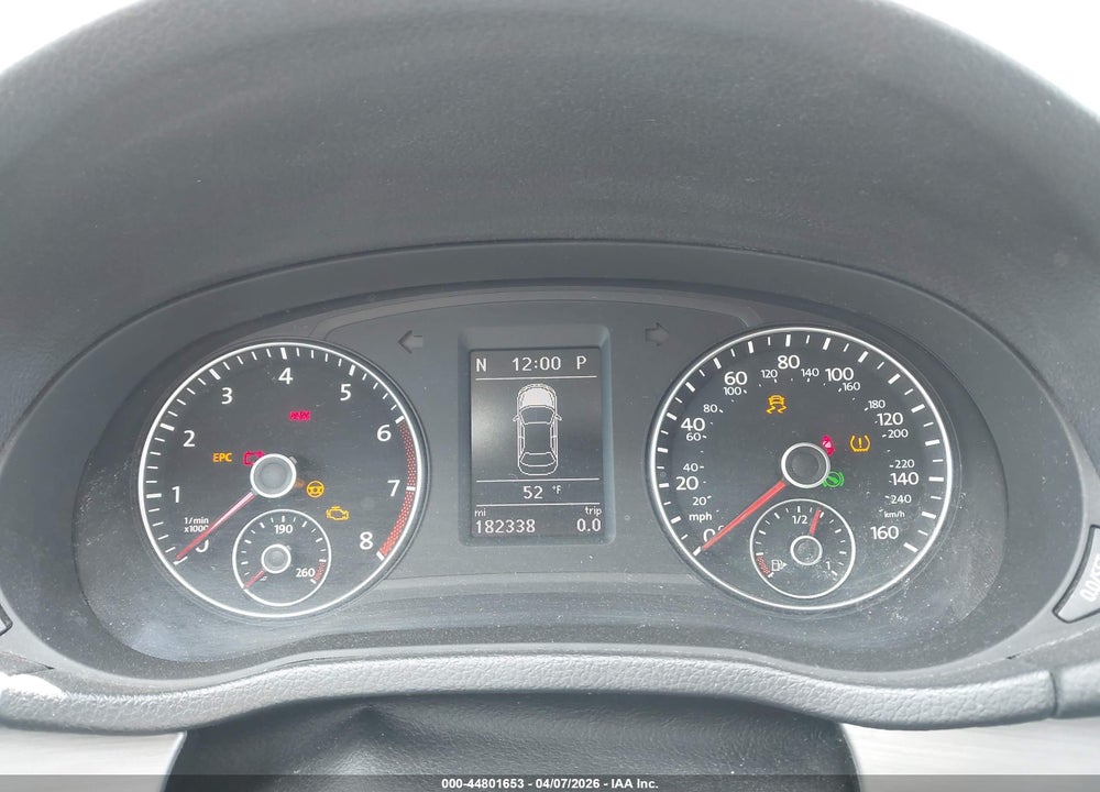 2014 VOLKSWAGEN PASSAT 1.8T SE VIN: 1VWBT7A37EC050866