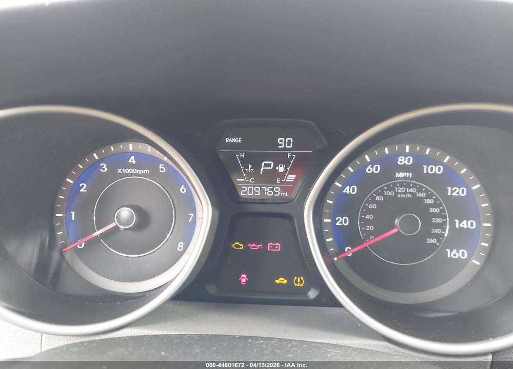 2014 HYUNDAI ELANTRA SPORT VIN: KMHDH4AH6EU071429