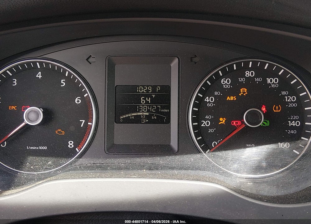 2014 VOLKSWAGEN JETTA 1.8T SE VIN: 3VWD17AJ6EM284542