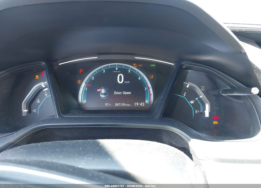 2019 HONDA CIVIC LX VIN: 19XFC2F68KE022279