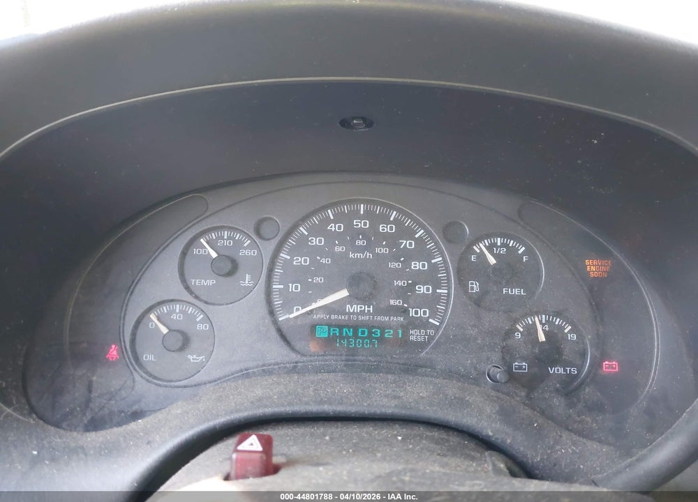 2003 CHEVROLET S-10 VIN: 1GCCS14H838242618