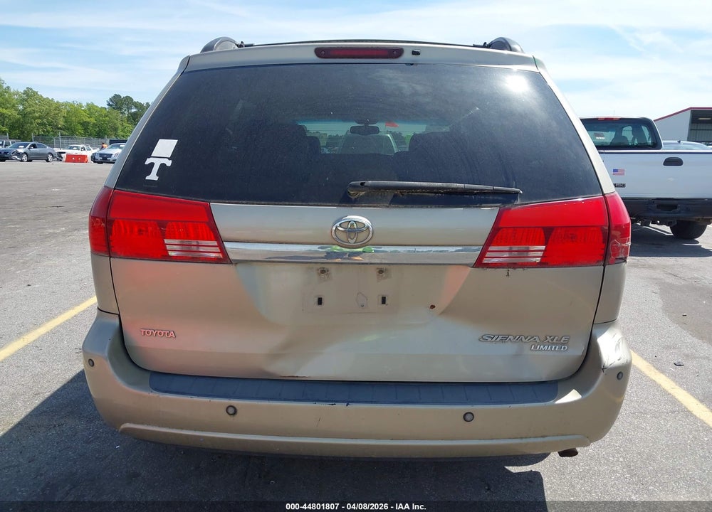 2004 TOYOTA SIENNA XLE LIMITED VIN: 5TDZA22CX4S044887