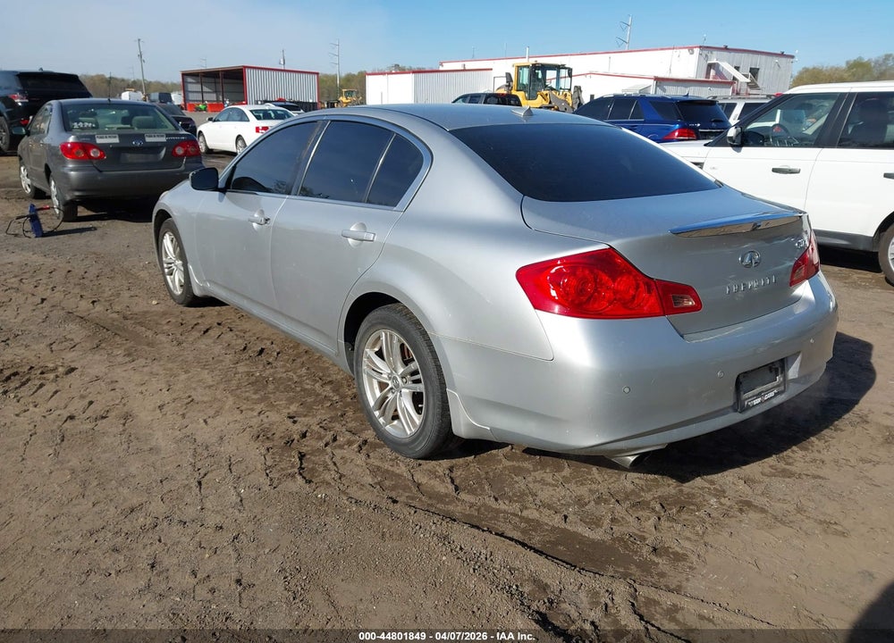 2010 INFINITI G37X VIN: JN1CV6AR1AM461624