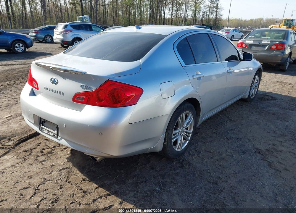 2010 INFINITI G37X VIN: JN1CV6AR1AM461624