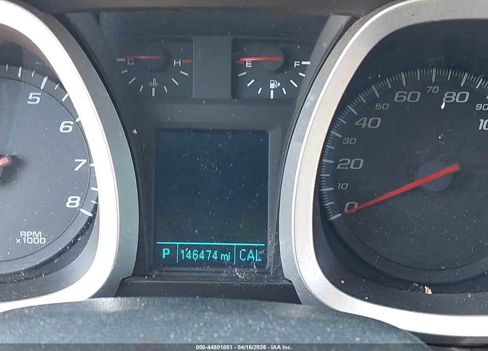 2013 CHEVROLET EQUINOX 1LT VIN: 2GNALDEK1D6198153