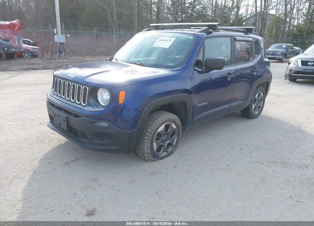 2017 JEEP RENEGADE SPORT 4X4 VIN: ZACCJBAH3HPE90465