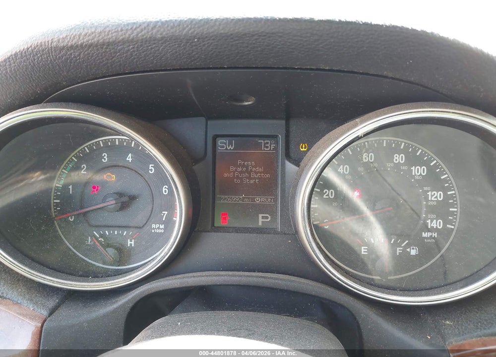 2011 JEEP GRAND CHEROKEE LIMITED VIN: 1J4RR5GG0BC703896