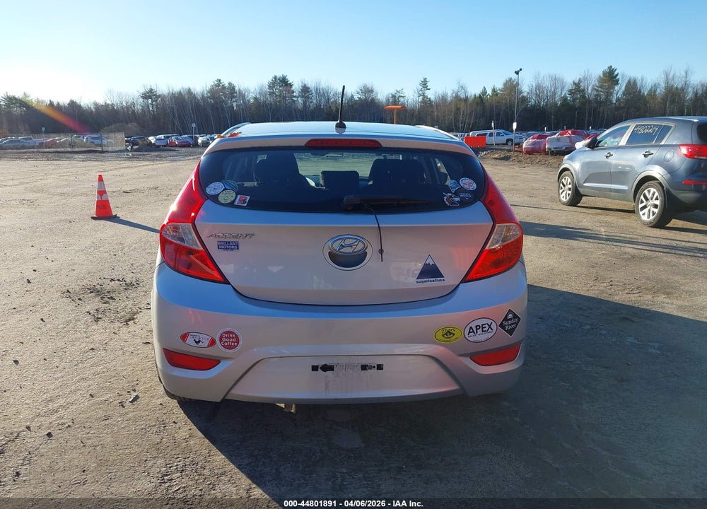2012 HYUNDAI ACCENT GS VIN: KMHCT5AE1CU036364
