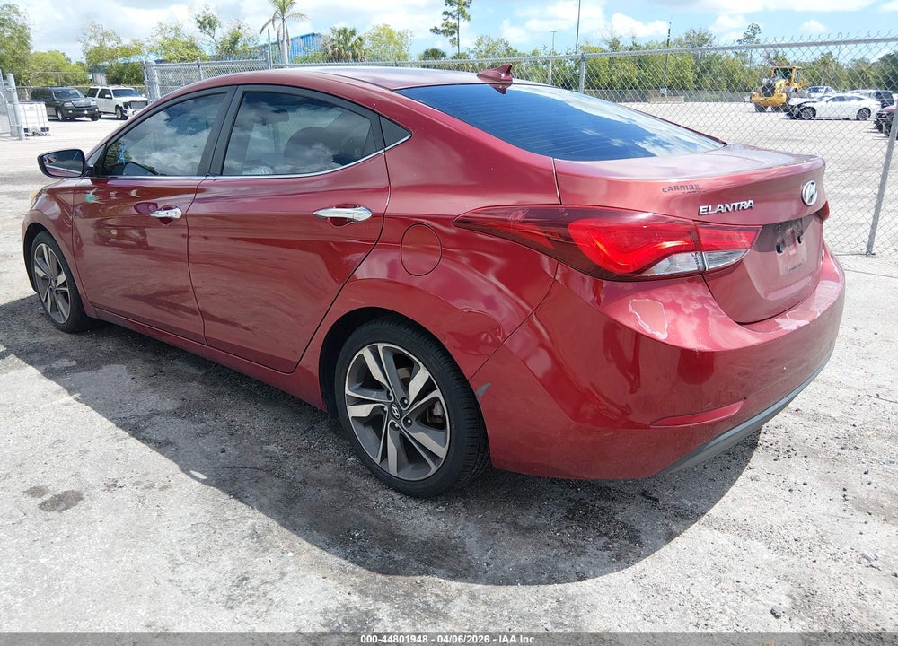 2014 HYUNDAI ELANTRA LIMITED VIN: 5NPDH4AE7EH474503
