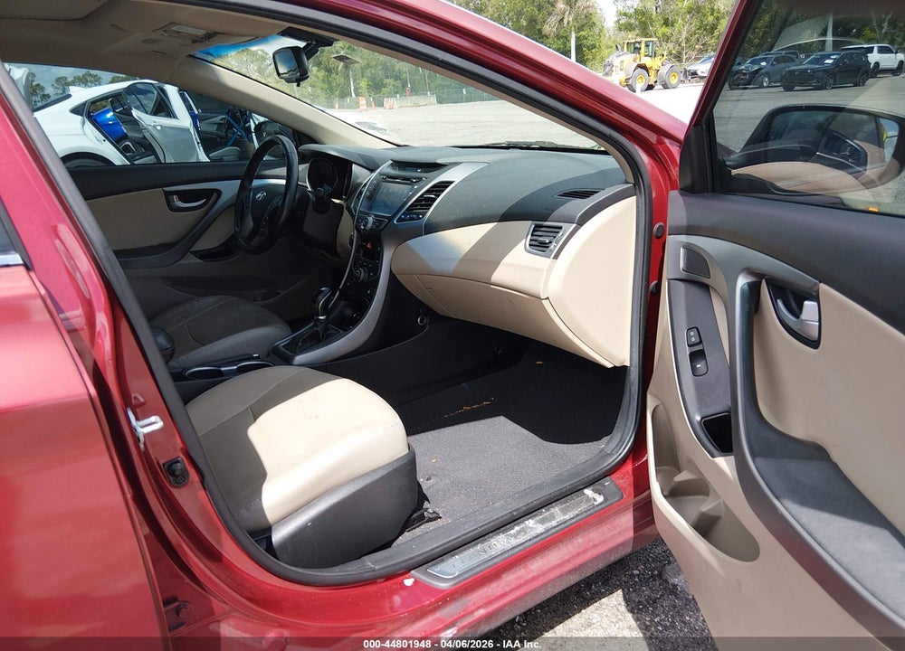 2014 HYUNDAI ELANTRA LIMITED VIN: 5NPDH4AE7EH474503