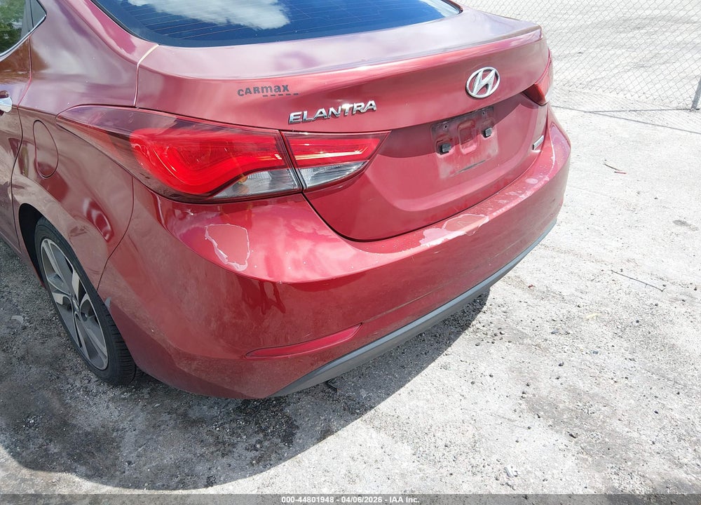 2014 HYUNDAI ELANTRA LIMITED VIN: 5NPDH4AE7EH474503