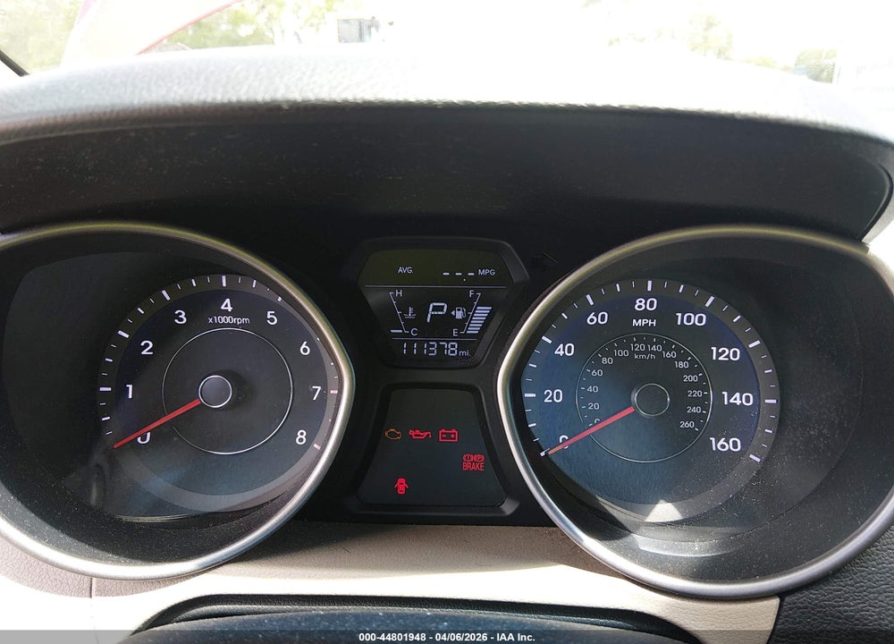 2014 HYUNDAI ELANTRA LIMITED VIN: 5NPDH4AE7EH474503