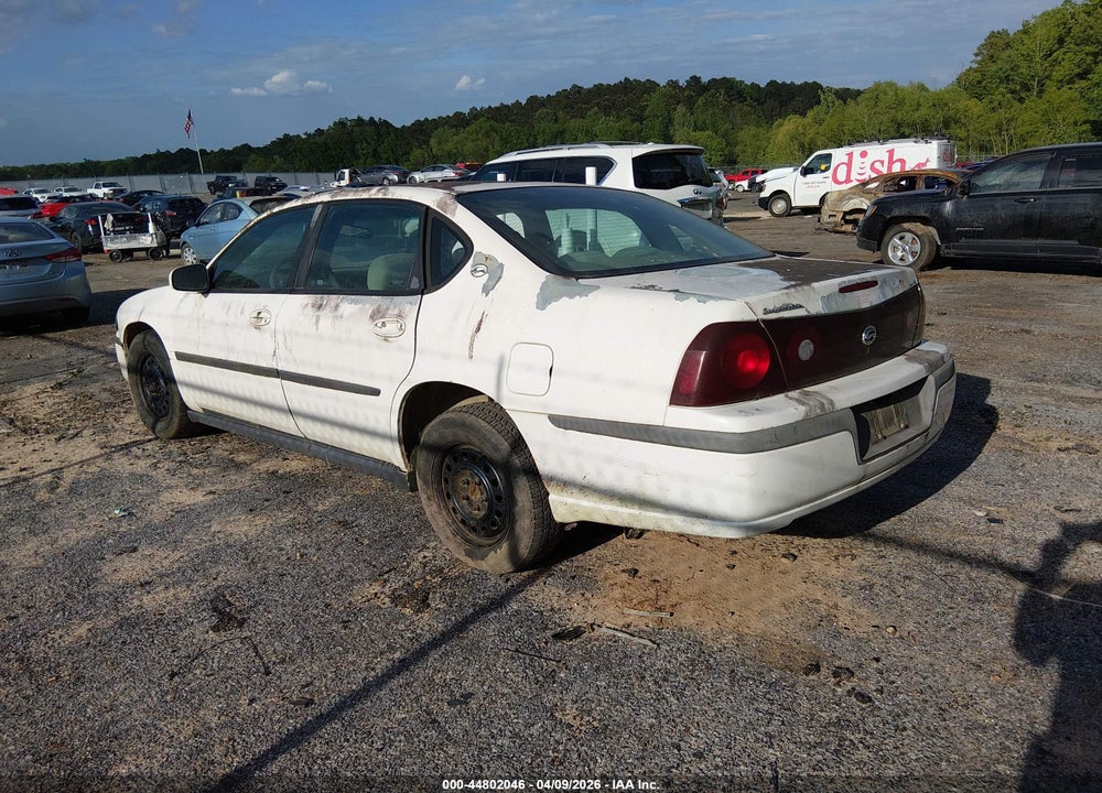 2001 CHEVROLET IMPALA VIN: 2G1WF52E219317406