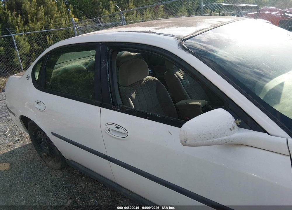 2001 CHEVROLET IMPALA VIN: 2G1WF52E219317406