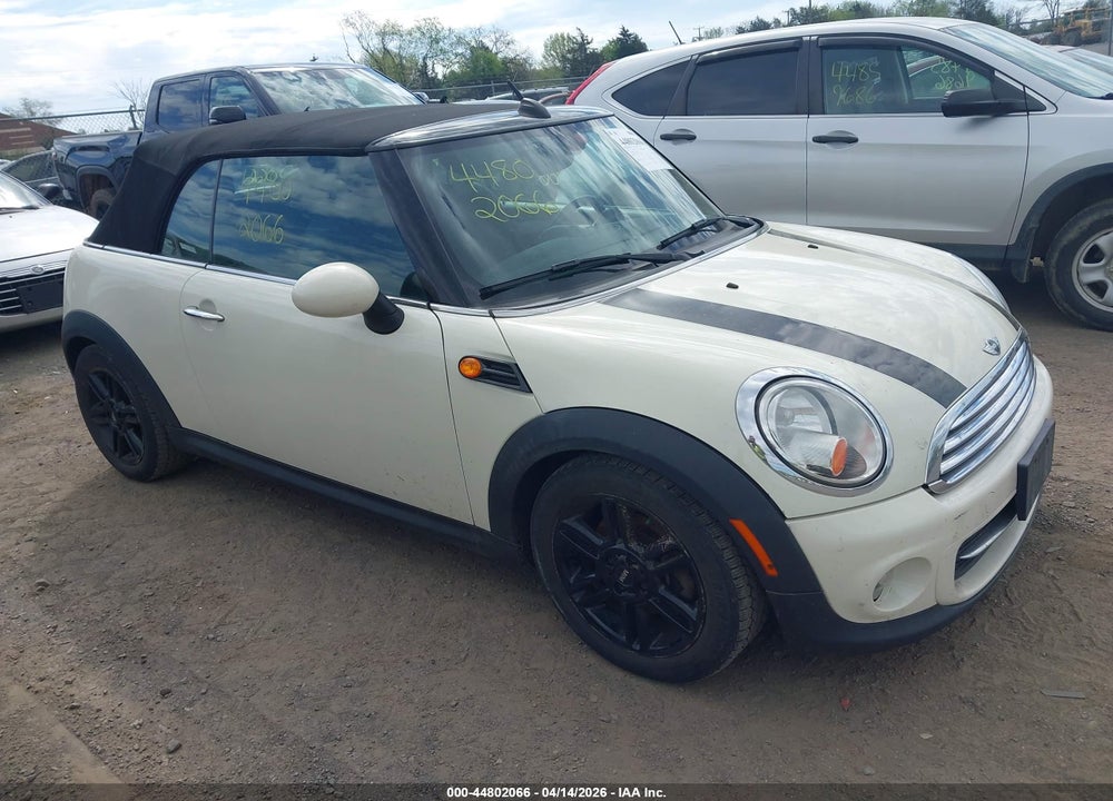 2013 MINI CONVERTIBLE COOPER VIN: WMWZN3C51DT265951