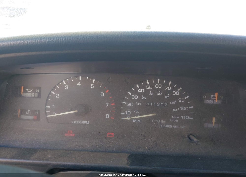 1992 TOYOTA PICKUP 1/2 TON EX LNG WHLBSE DLX VIN: JT4VN13D0N5096010