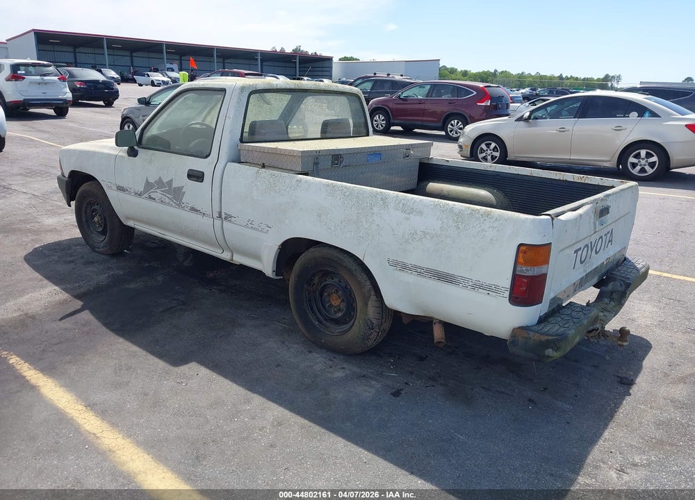 1992 TOYOTA PICKUP 1/2 TON SHORT WHEELBASE VIN: JT4RN81A3N0094784