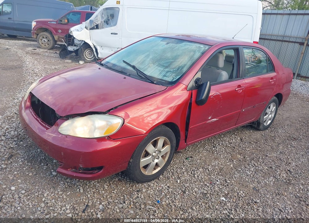 2008 TOYOTA COROLLA LE VIN: 2T1BR32E98C856911