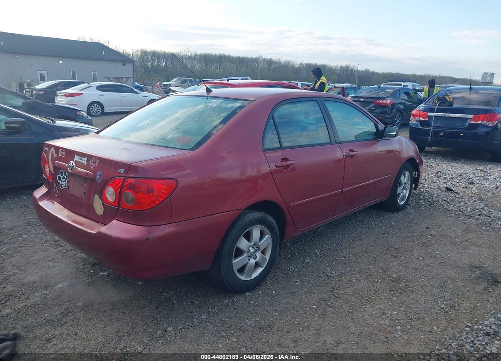 2008 TOYOTA COROLLA LE VIN: 2T1BR32E98C856911