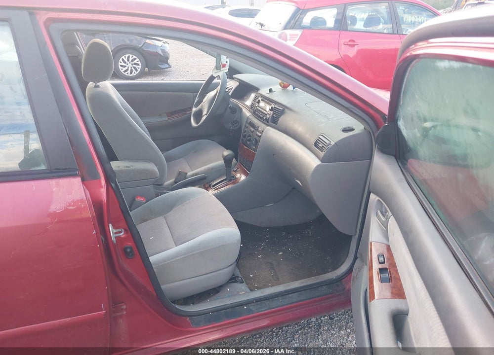2008 TOYOTA COROLLA LE VIN: 2T1BR32E98C856911