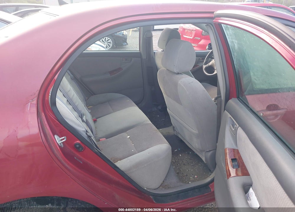 2008 TOYOTA COROLLA LE VIN: 2T1BR32E98C856911