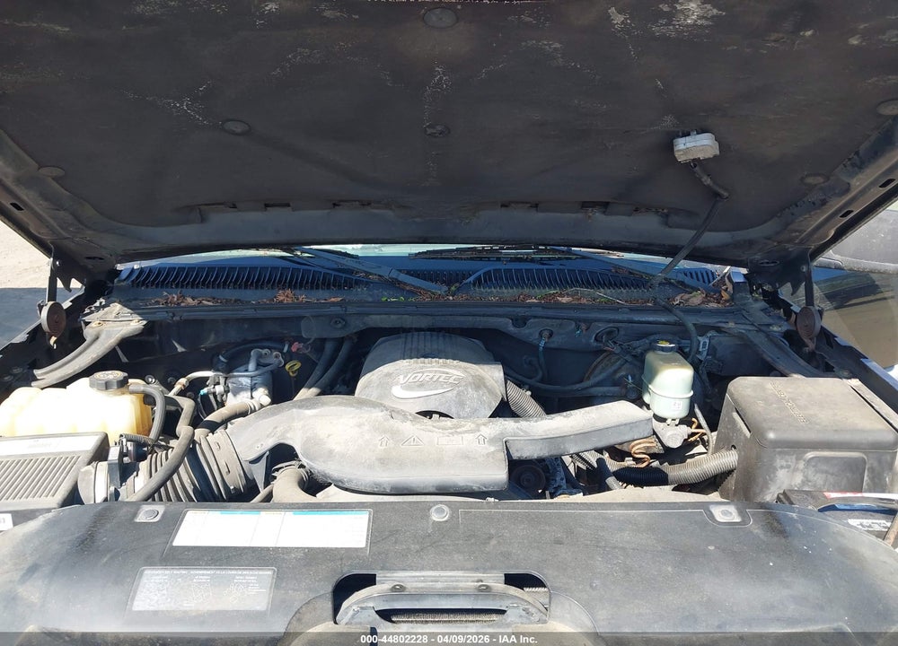 2002 CHEVROLET AVALANCHE 1500 VIN: 3GNEK13T02G289933
