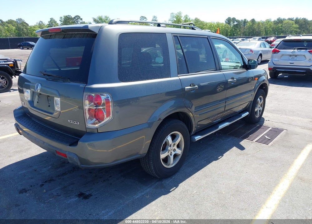 2007 HONDA PILOT EX-L VIN: 2HKYF18567H534589