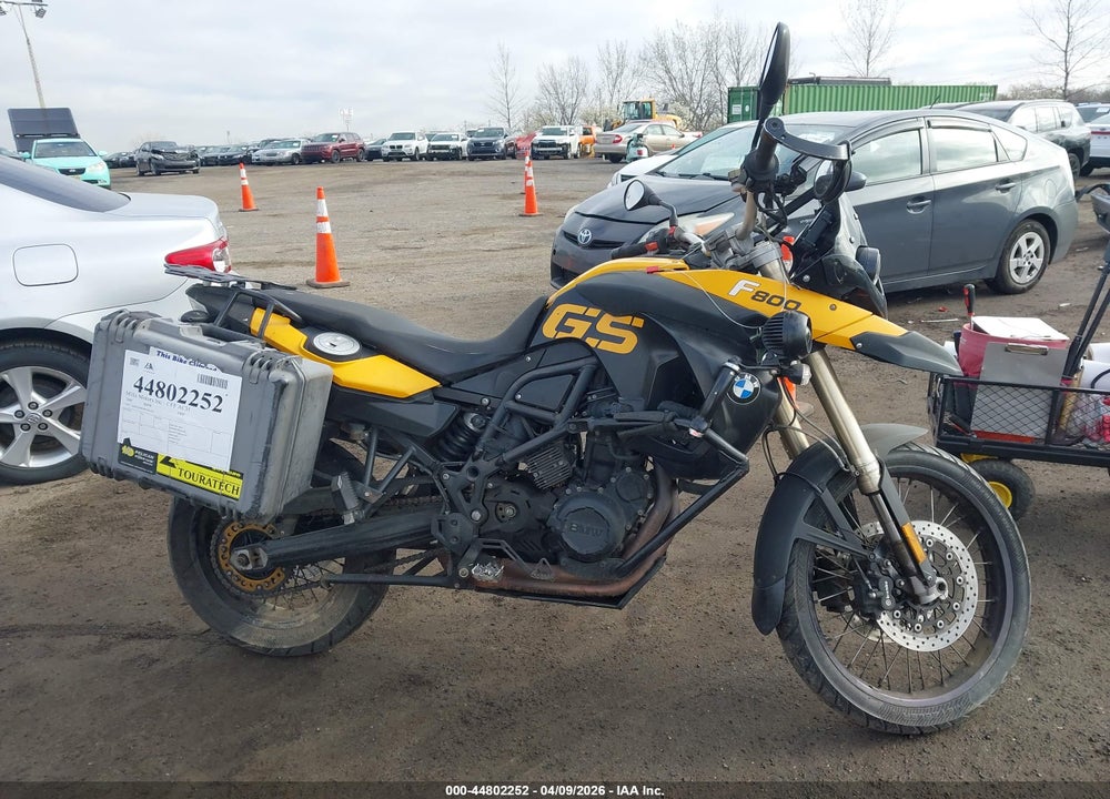 2009 BMW F800 GS VIN: WB10229039ZU01413