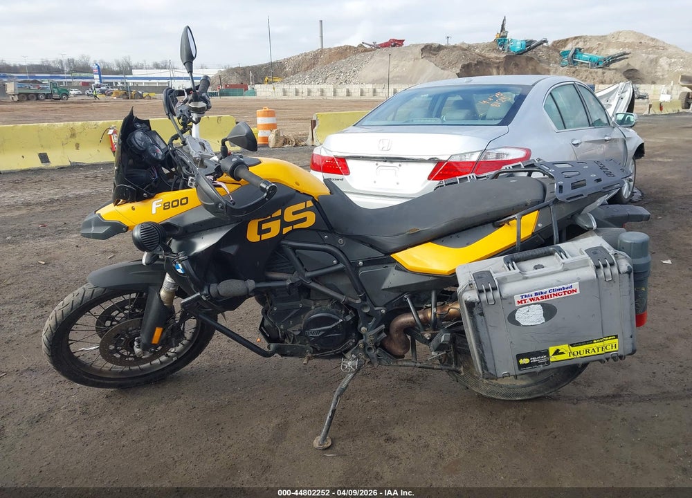 2009 BMW F800 GS VIN: WB10229039ZU01413