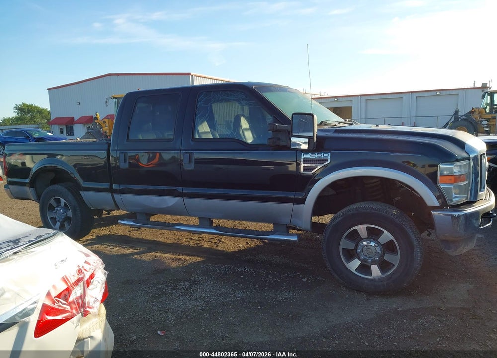 2008 FORD F-250 FX4/HARLEY-DAVIDSON/KING RANCH/LARIAT/XL/XLT VIN: 1FTSW21R78EB39010