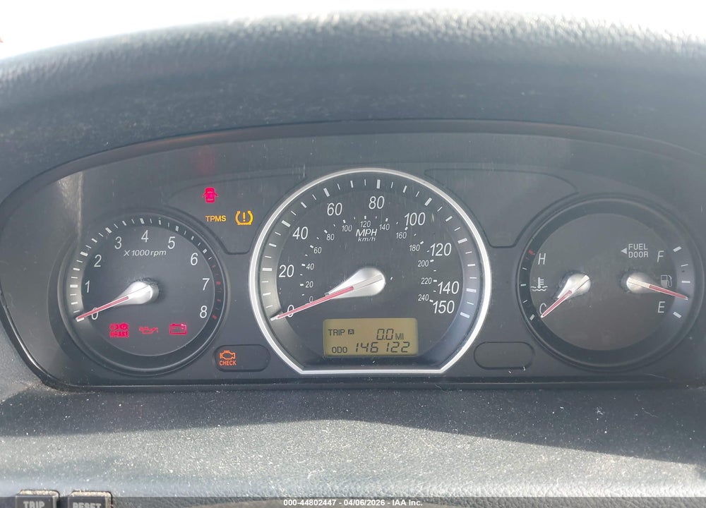 2008 HYUNDAI SONATA GLS VIN: 5NPET46C08H365945