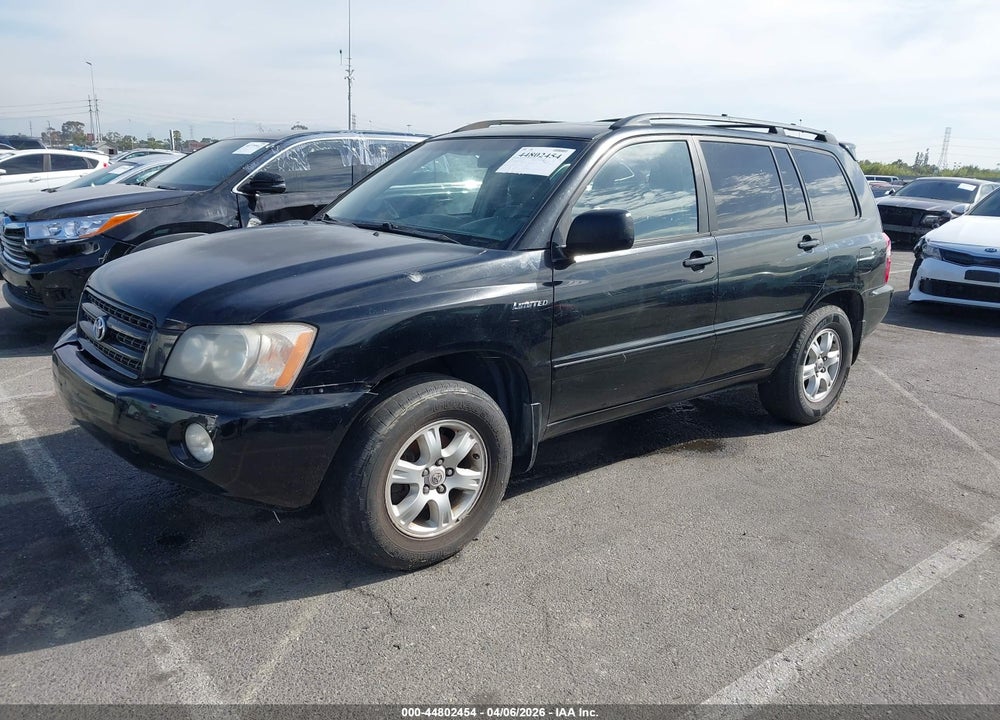 2003 TOYOTA HIGHLANDER LIMITED V6 VIN: JTEGF21A130078299
