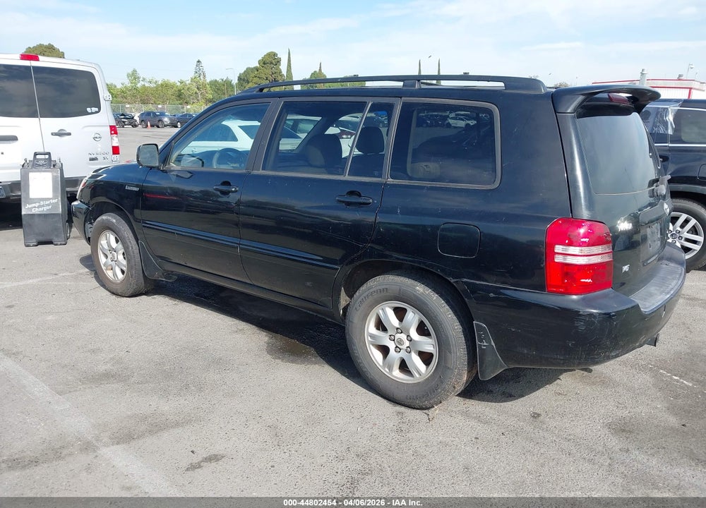 2003 TOYOTA HIGHLANDER LIMITED V6 VIN: JTEGF21A130078299