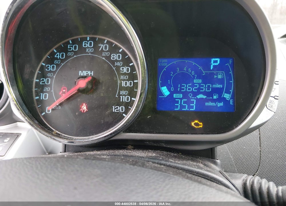 2014 CHEVROLET SPARK LS AUTO VIN: KL8CB6S9XEC543361