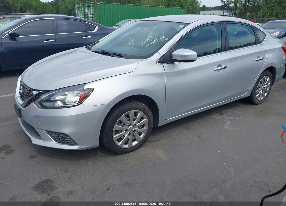 2017 NISSAN SENTRA SV VIN: 3N1AB7AP5HY269621