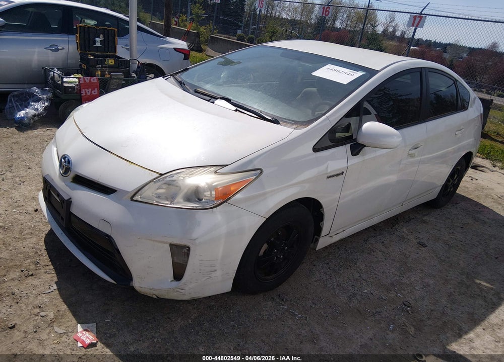 2014 TOYOTA PRIUS THREE VIN: JTDKN3DU4E1761818