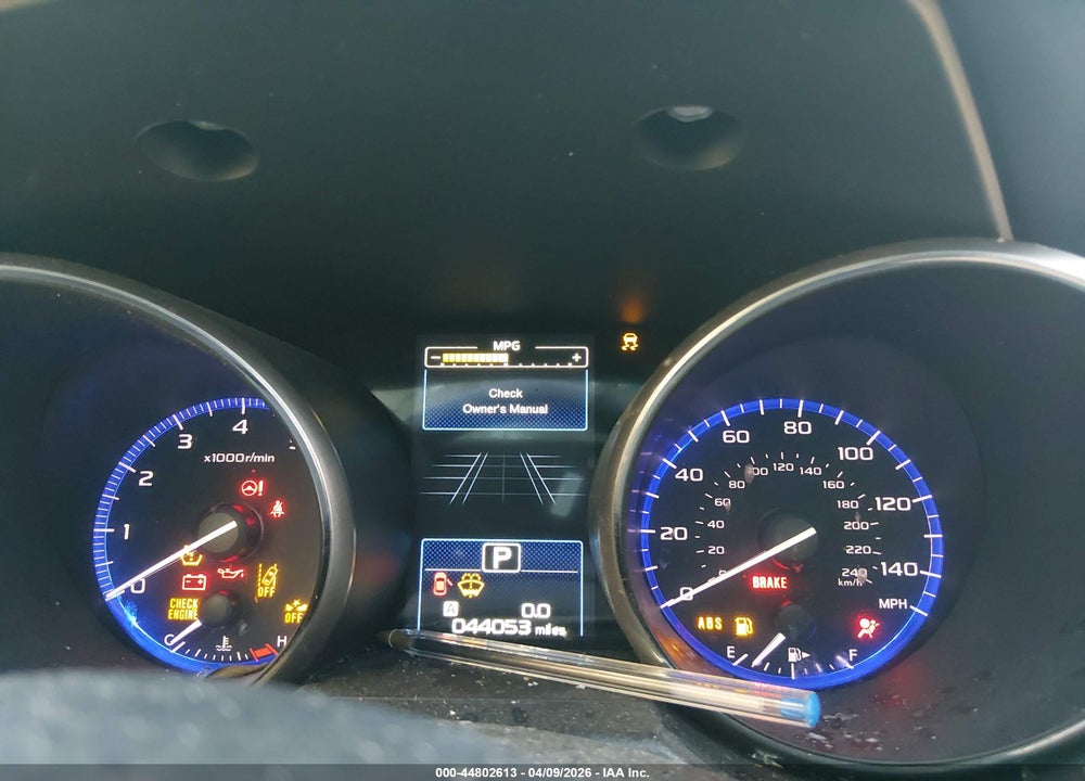 2019 SUBARU OUTBACK 2.5I PREMIUM VIN: 4S4BSAHC9K3239874