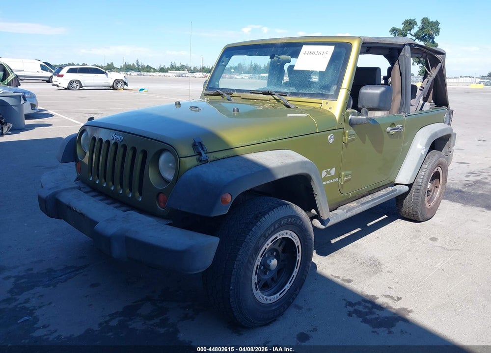 2007 JEEP WRANGLER X VIN: 1J8FA24147L227117