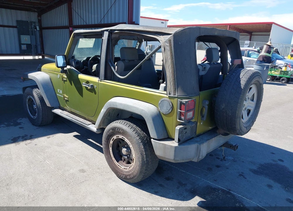 2007 JEEP WRANGLER X VIN: 1J8FA24147L227117