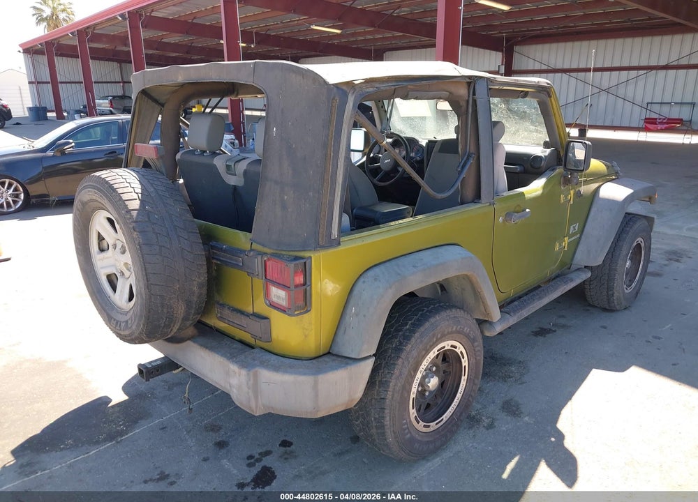 2007 JEEP WRANGLER X VIN: 1J8FA24147L227117